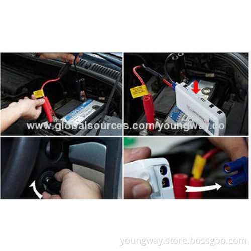 Multifunction Auto Emergency Jump Starter Power Bank, 12,000mAh Capacity